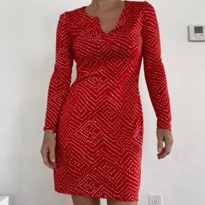 Cute mini polka dot DVF dress